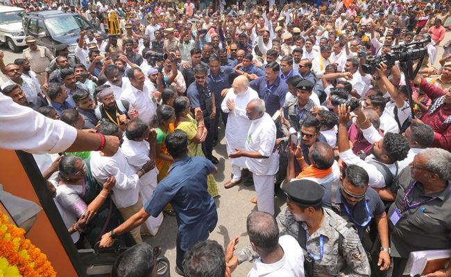 Huge Support For Amit Shah In Kanyakumari!